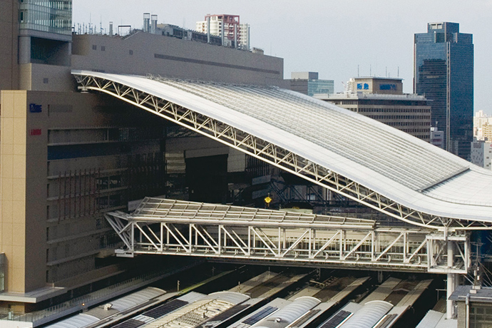 JR大阪駅　大屋根工事