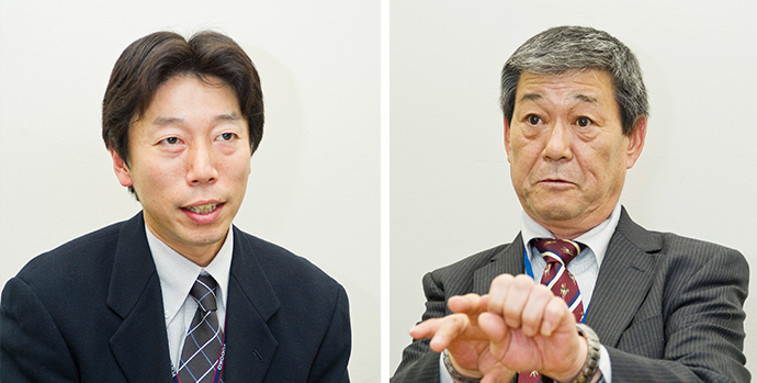株式会社淀川製鋼所 営業本部営業二部 工事グループ 本社チーム 武岡 弘勝(たけおか ひろかつ)/清水 雅廣(しみず まさひろ)